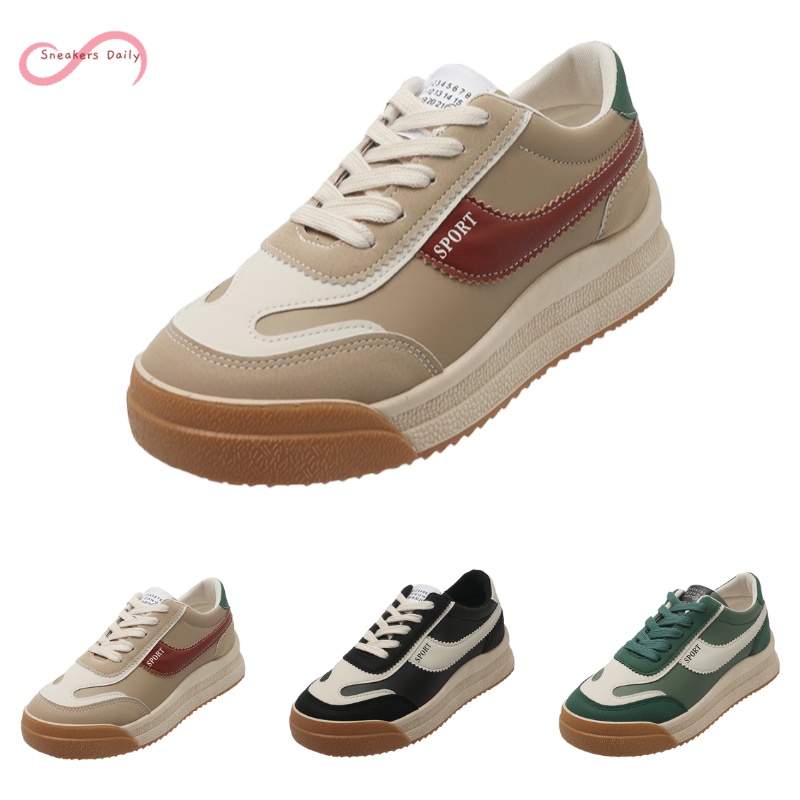 COD Sneakersdaily 8801 Sepatu Sneakers Sport Wanita Shoes Korea Style