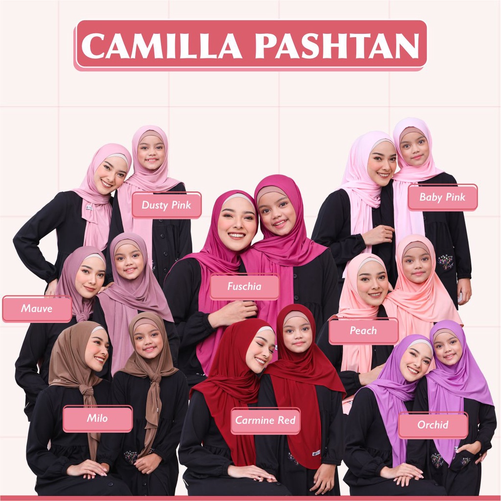 CAMILLA PASHTAN / Pashmina Instan by Hagia Indonesia