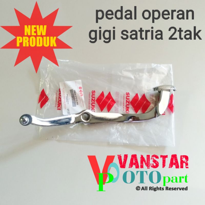 pedal operan gigi satria hiu lumba 2 tak ORI SGP