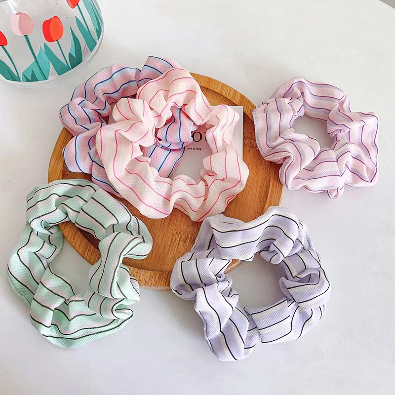 (Hello Girl) F139 IKAT RAMBUT SCRUNCHIE KOREA STYLE / KUNCIRAN RAMBUT MODEL KOREAN / IKAT CEPOL RAMBUT Import