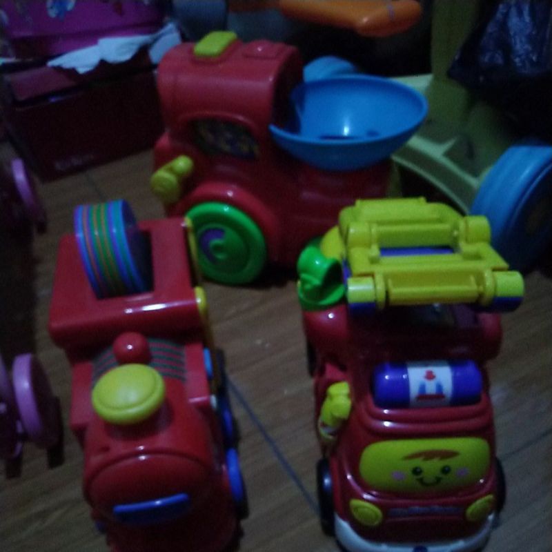 kreta vtech kereta playshool mobil pemadam vtech