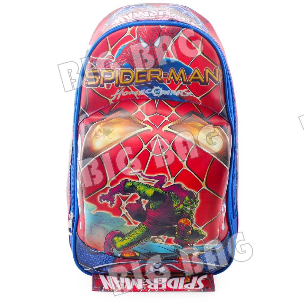 Tas Ransel Anak Laki Laki Karakter - SPIDERMAN - Bentuk Mobil - Tas Ransel Sekolah Anak TK Tas Mobil