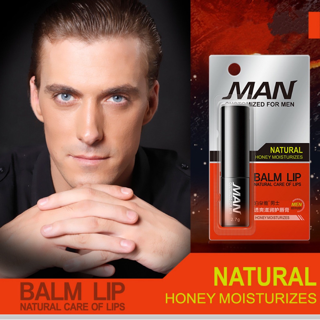 Lip Balm Man, Pemerah Bibir Permanen Pria