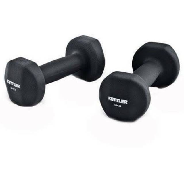 Jual Dumble 5kg KETTLER Neoprene original Dumbell Dumbel 10kg/pair ...