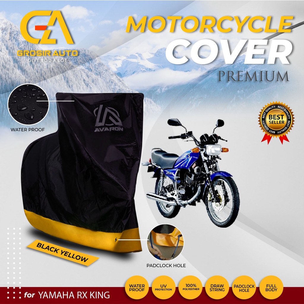 Sarung Motor PREMIUM AVARON RX KING / Penutup Pelindung Body Cover Merk AVARON Waterproof