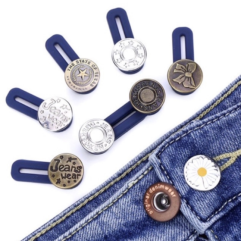 Rubber Button jeans - PEMBESAR Celana Jeans Adjustable