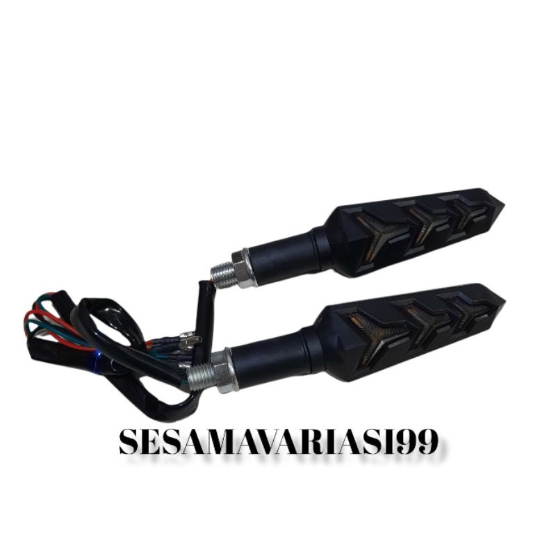 Lampu Sen Motor Model Pesawat Sen Panah Model Lamborgini