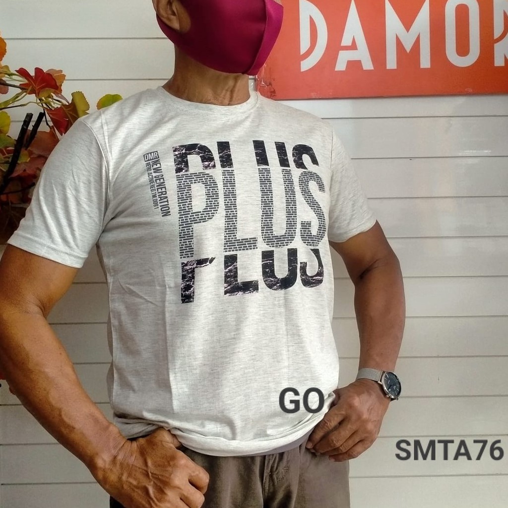 gof M-1 DAMOR (CRESSIDA) Slimfit Misty Kaos Oblong Baju T-Shirt Kaos Distro Dakwah Kaos Pria