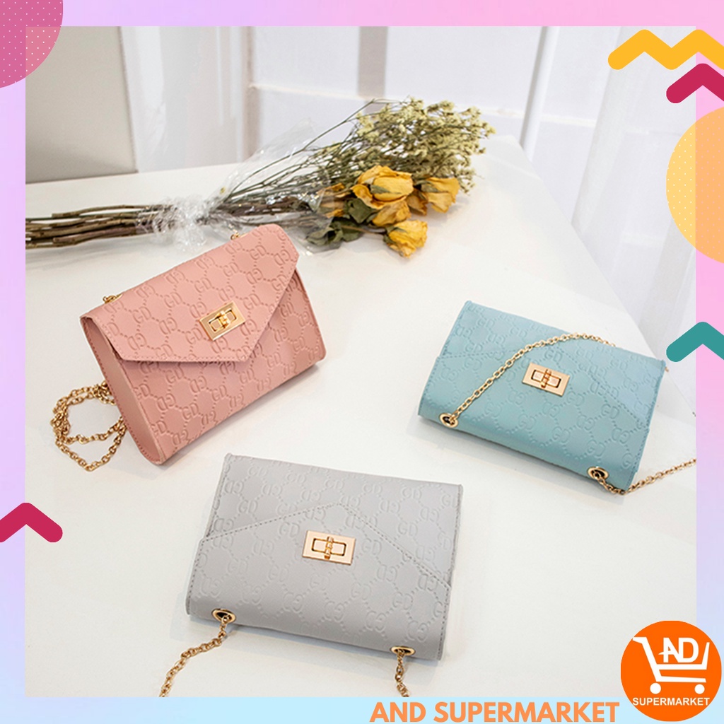 AND - T74 TAS SELEMPANG WANITA MURAH KEKINIAN TAS WANITA CANTIK TAS CEWEK FASHION ALA KOREA IMPORT