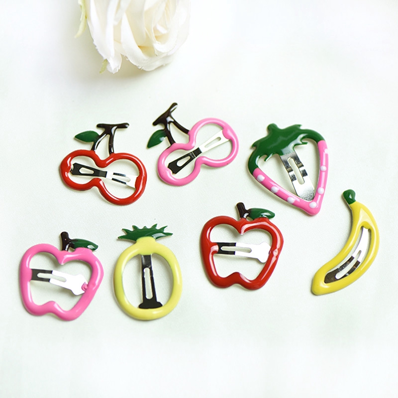 Korean Girl Cute BB Clip Hair Clip Strawberry Bangs Clip Children Hair Clip Hair Accessories