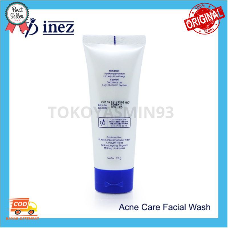 Inez Acne Care Facial Wash Murah