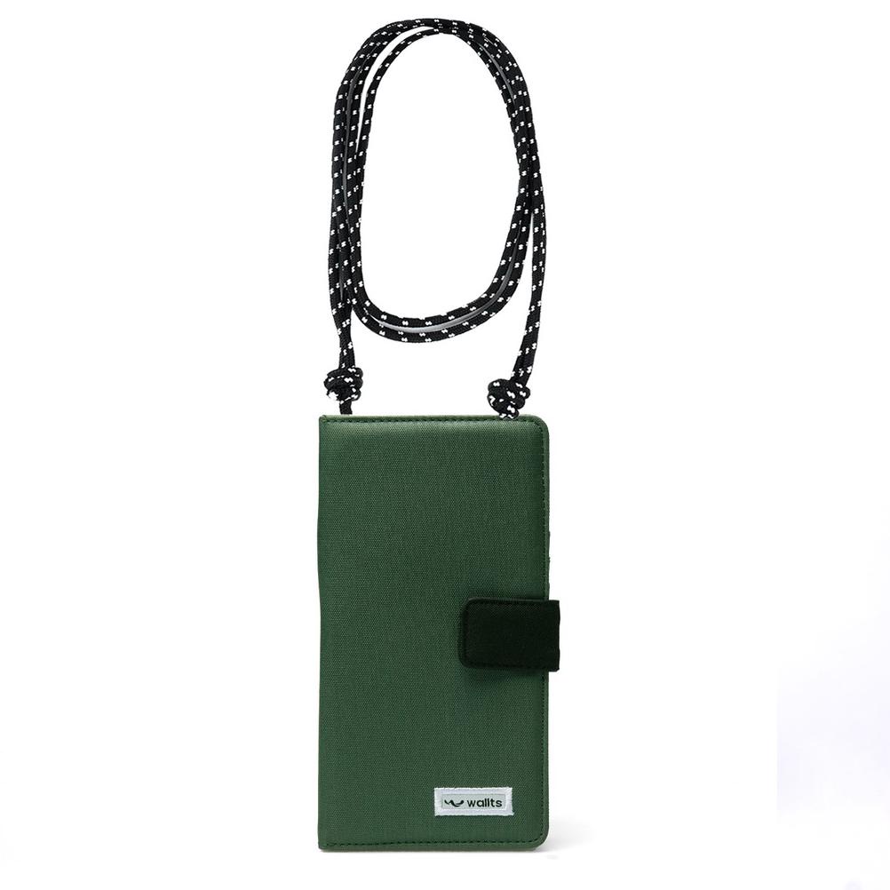 COD Wallts Delmont Army Black - Tas Dompet HP Handphone Selempang Wanita dan Pria Phone Wallet (ART. V2136)