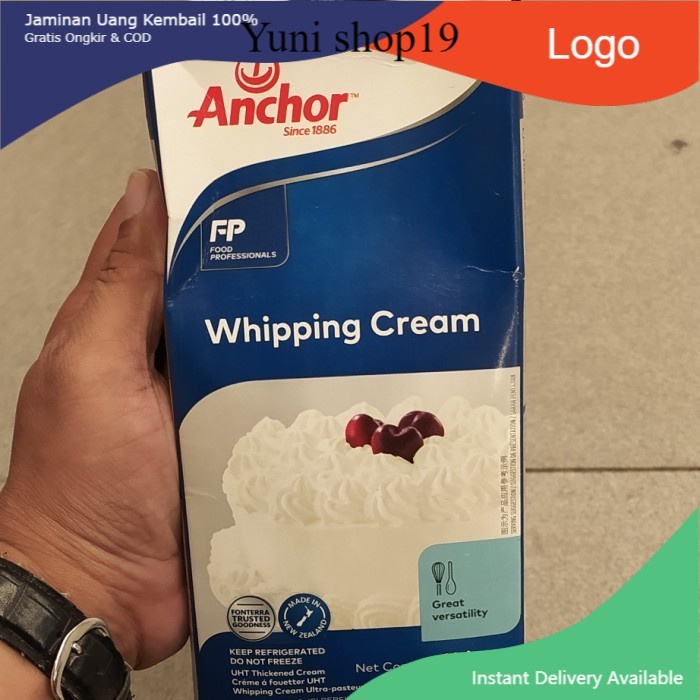 

anchor whipping cream 1lt