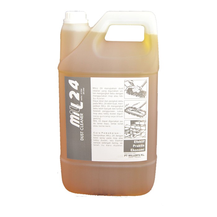 Jual Mill 24 Dust Cleaner / Penjebak Pengikat Debu / Minyak Lobby