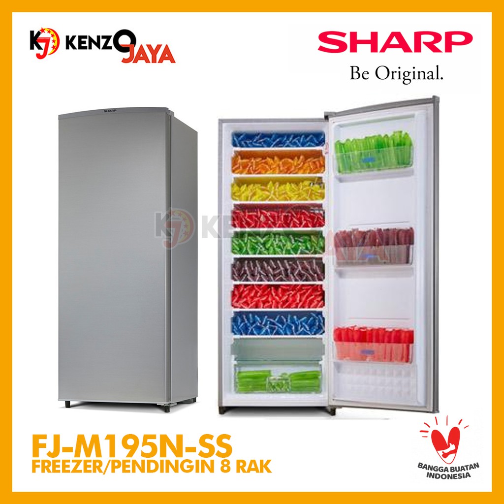 Freezer SHARP 8 Rak FJ-M195N-SS
