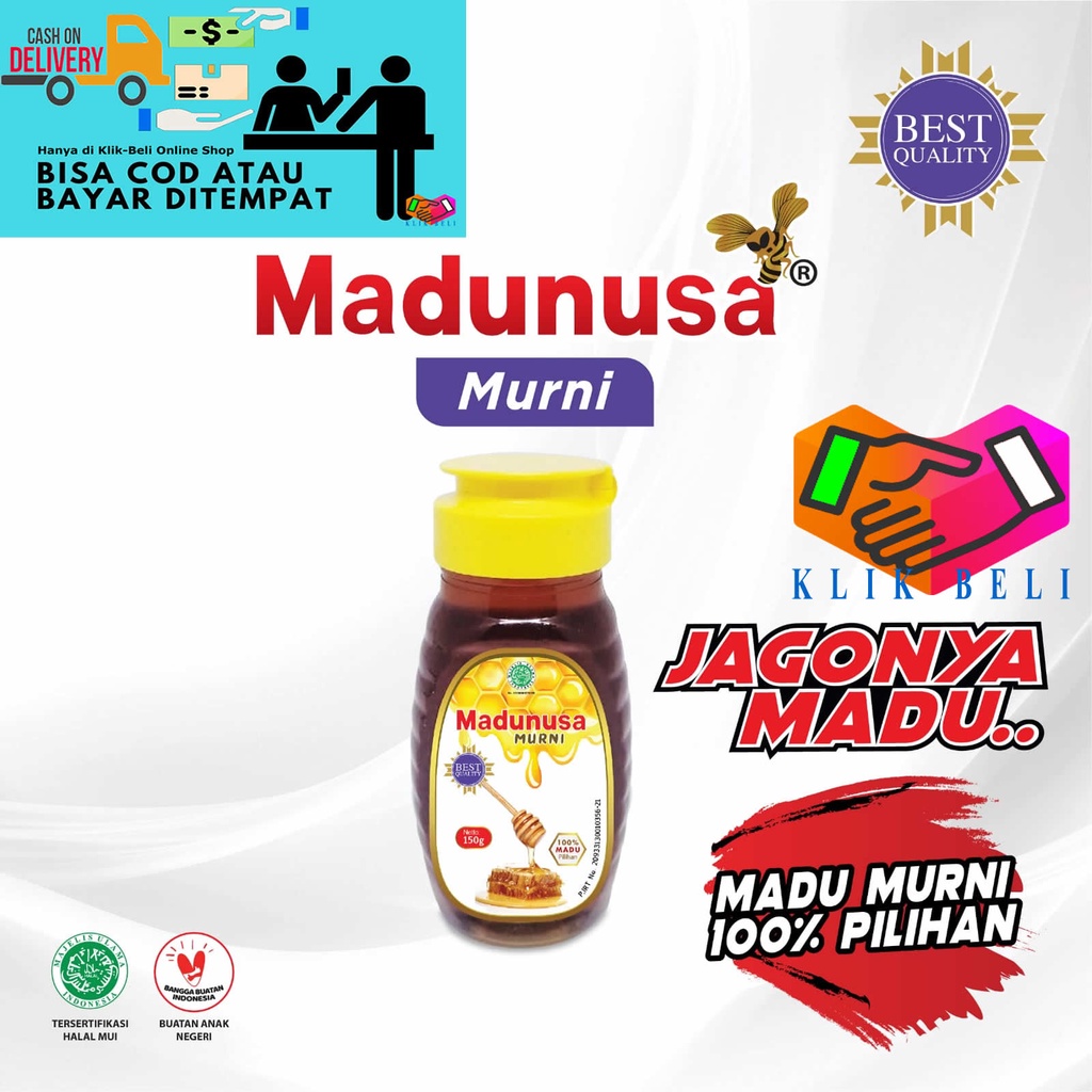 Madunusa Madu Murni Original 150gram Madu Asli