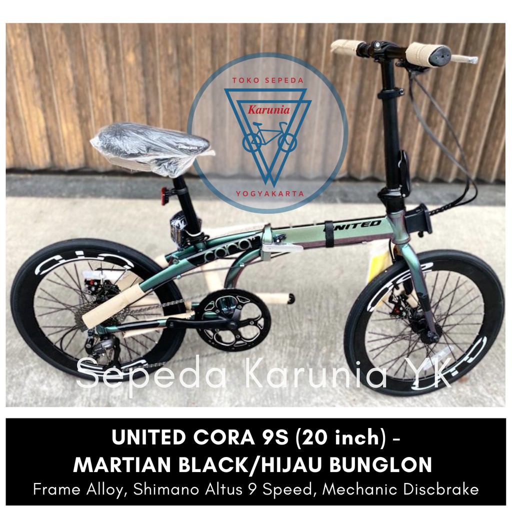 Sepeda Lipat 20” United Cora 9S / 9 Speed