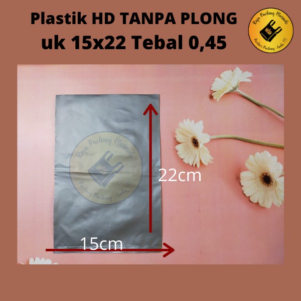 &lt; ECER&gt; Plastik Packing HD Tanpa Plong uk 15x22 Tebal 0,45 /plastik olshop/plastik/plastik kosmetik