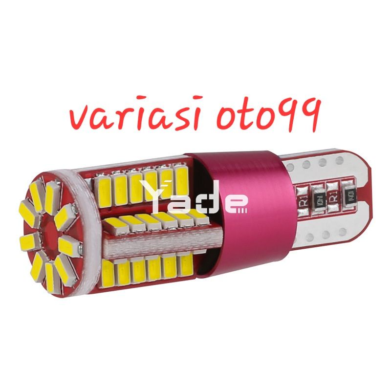 Lampu LED Mobil T10 Sein Senja Tancap Extreme Bright 57 SMD 4041 Canbus