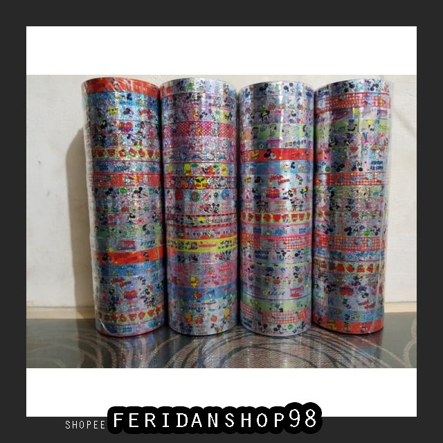 

FS1060 SELOTIP & DOUBLE TAPE ISOLASI KADO LASER ATK 15MM X 20 YARD BY FERIDANSHOP98
