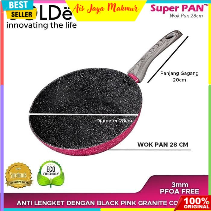 Wok 28cm Keramik Super Pan BOLDe
