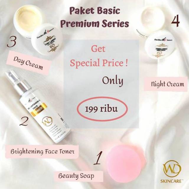 cream temulawak WD  paket basic