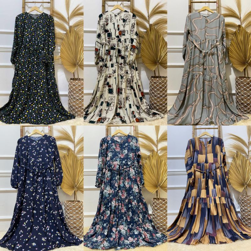 ZOLA MIDI DRESS MAXY RAYON GAMIS | GAMIS KEKINIAN TRLARIS