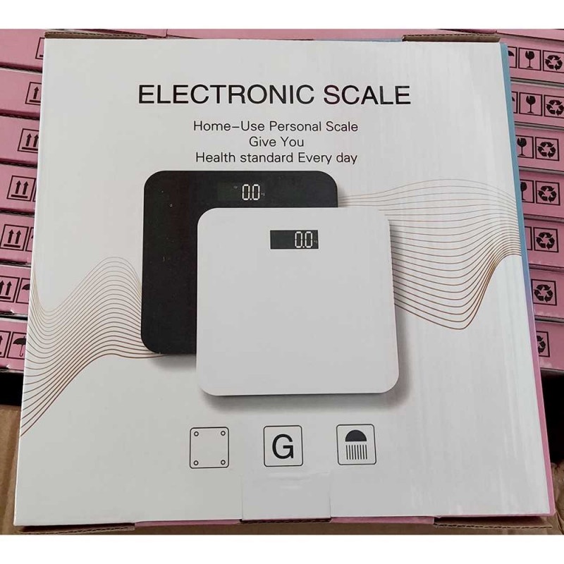 Timbangan Badan Digital Temperature LCD Max 180kg Electrode Sheet