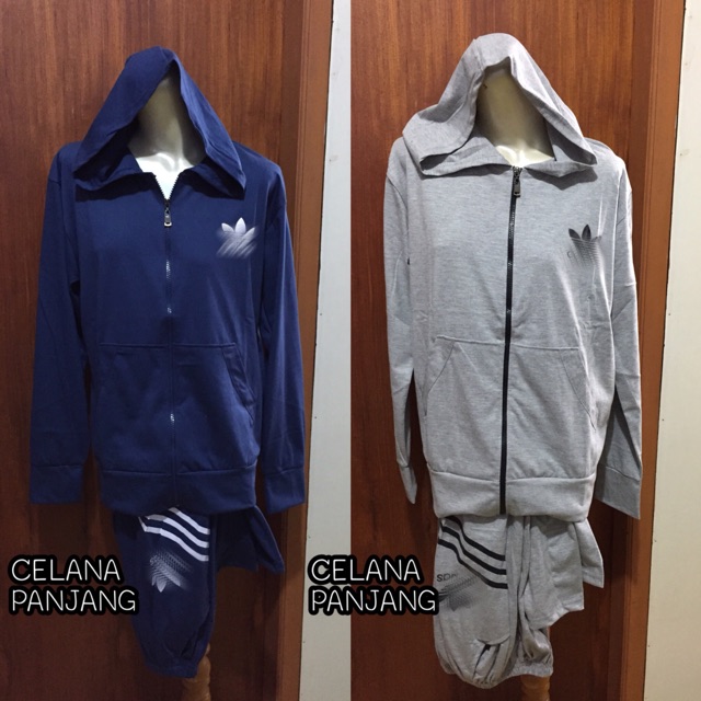 Setelan Jaket Celana Olahraga Babyterry Premium