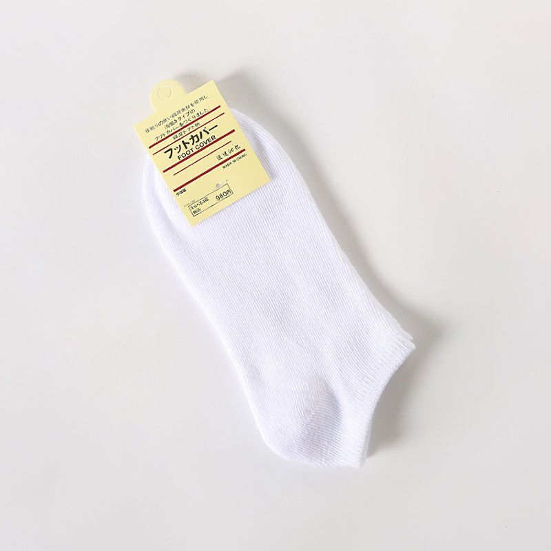 KAOS KAKI WANITA PENDEK POLOS BAHAN SPANDEK POLYESTER -  BATAM IMPORT MURAH TS02
