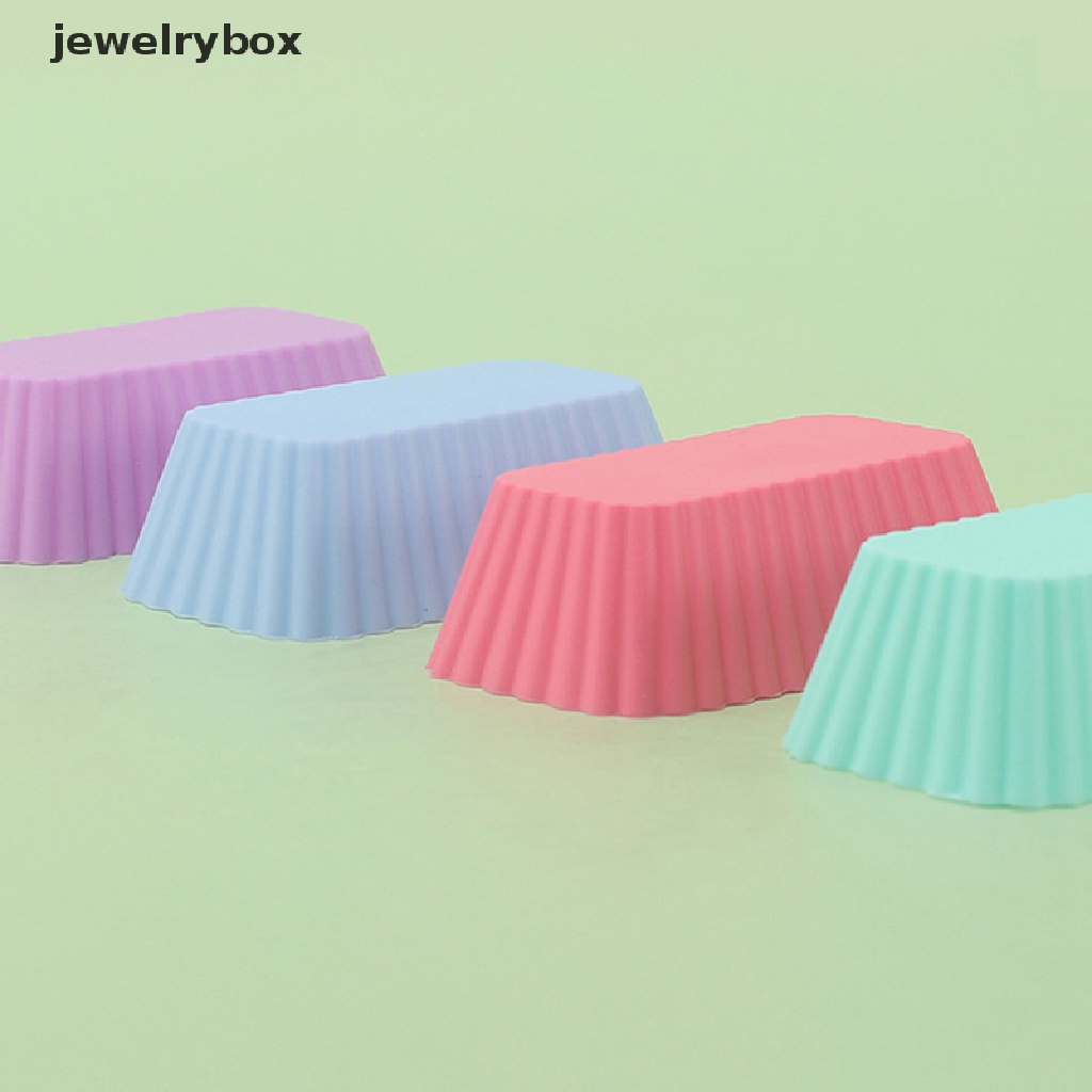 1 / 4Pcs Cetakan Kue Jelly Bentuk Persegi Panjang Bahan Silikon Reusable Untuk Alat Dapur