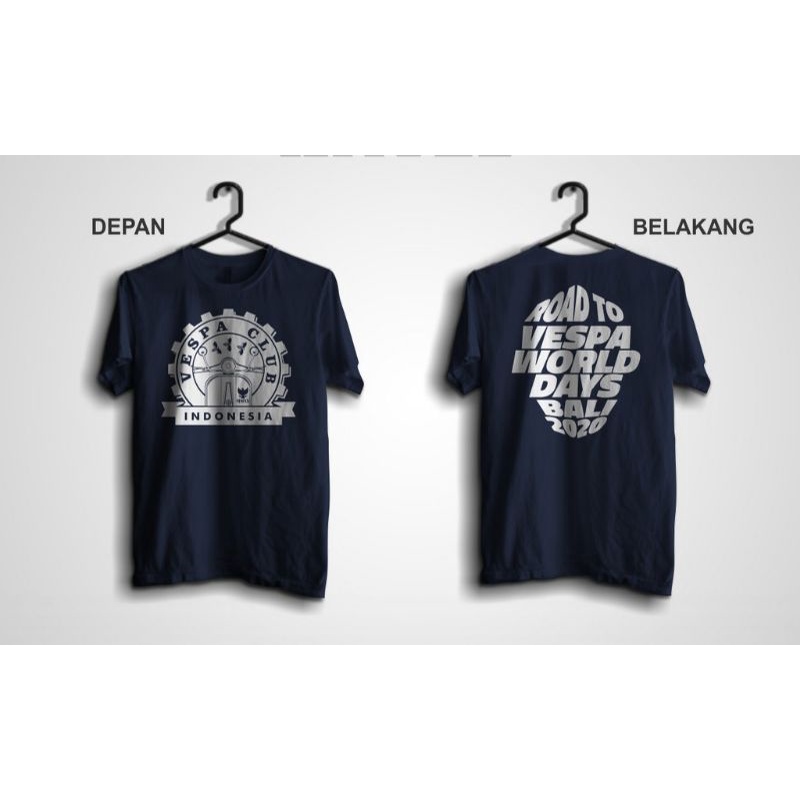 kaos Vespa world days bali 2022