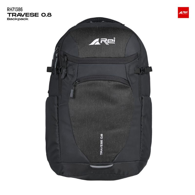 Tas Ransel Pria 30L TRAVESE 0.8 AREI OUTDOORGEAR - DAYPACK REI Pria 30L TRAVESE BLK AREI - BACKPACK 