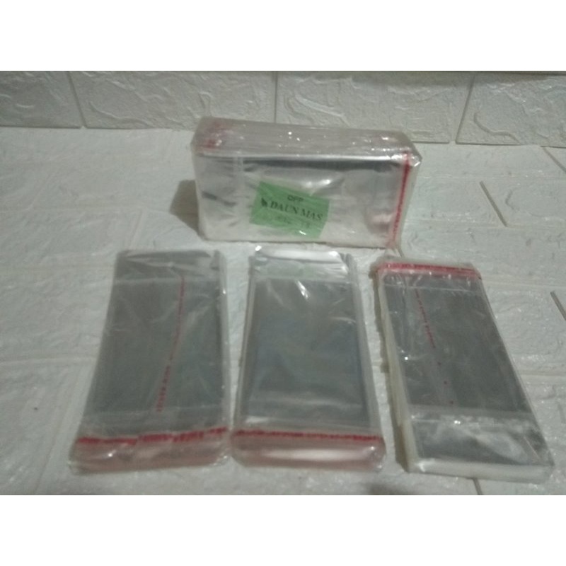Plastik tanpa lubang buat isi masker 5pcs per pak isi 100