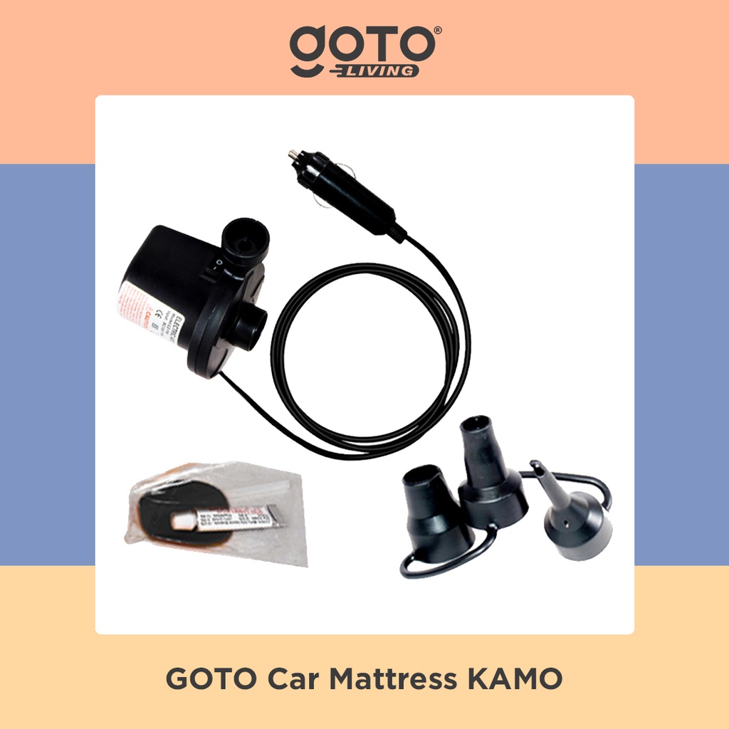 Goto Kamo Car Matress Kasur Angin Mobil Indoor Outdoor Dengan Pompa Image 5