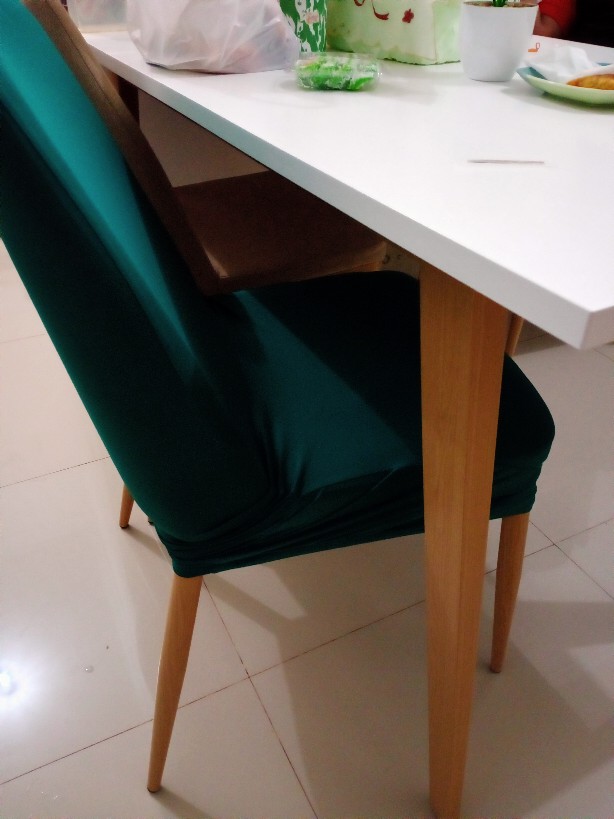 Cover Kursi Makan Polos Sarung Kursi Meja Makan Motif Polos Stretch Elastis