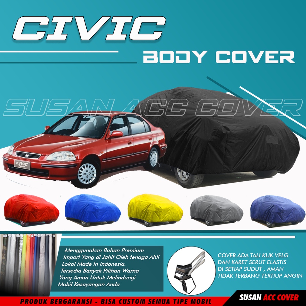 Cover Mobil Civic Sarung Mobil Civic/Civic lama/civic wonder/civic genio/civic ferio/civic fd/turbo