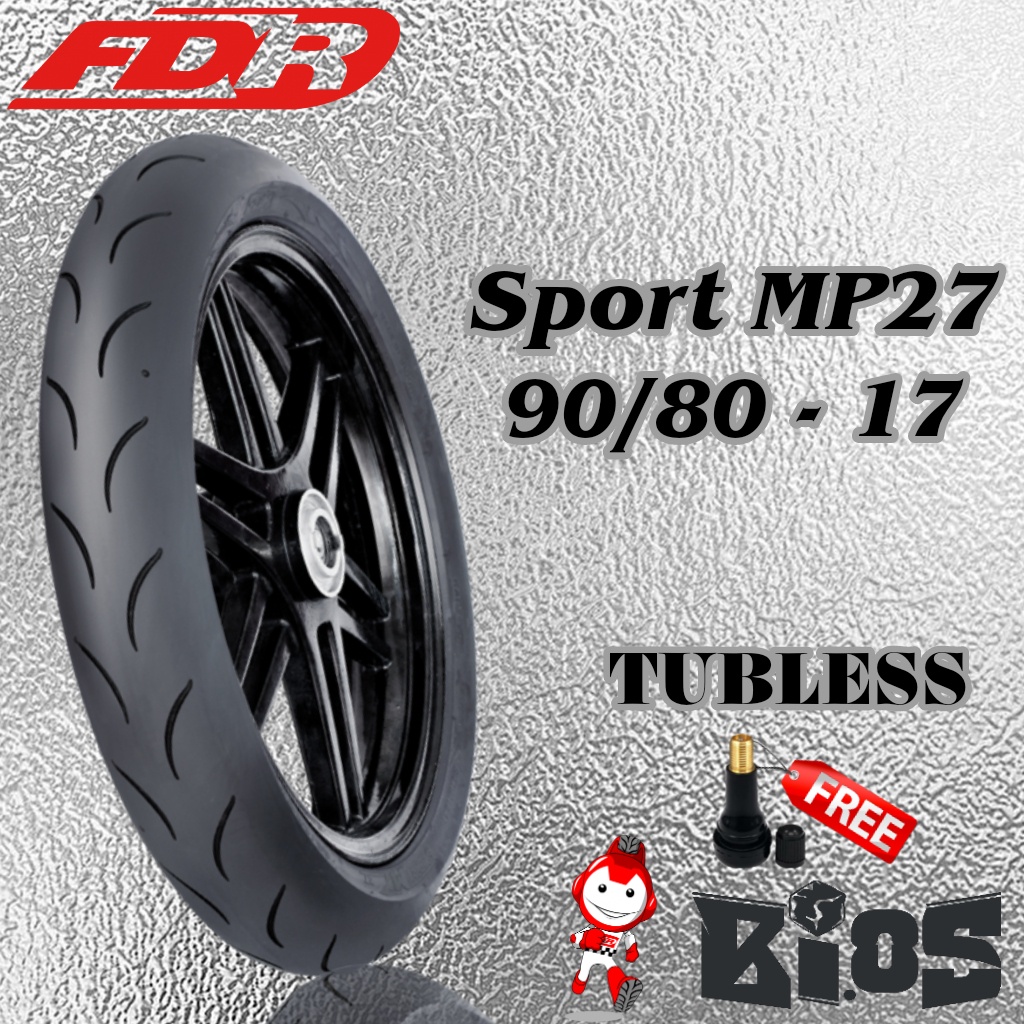 FDR MP27 90/80-17 TUBELESS BAN RACING SOFT COMPOUND RING 17