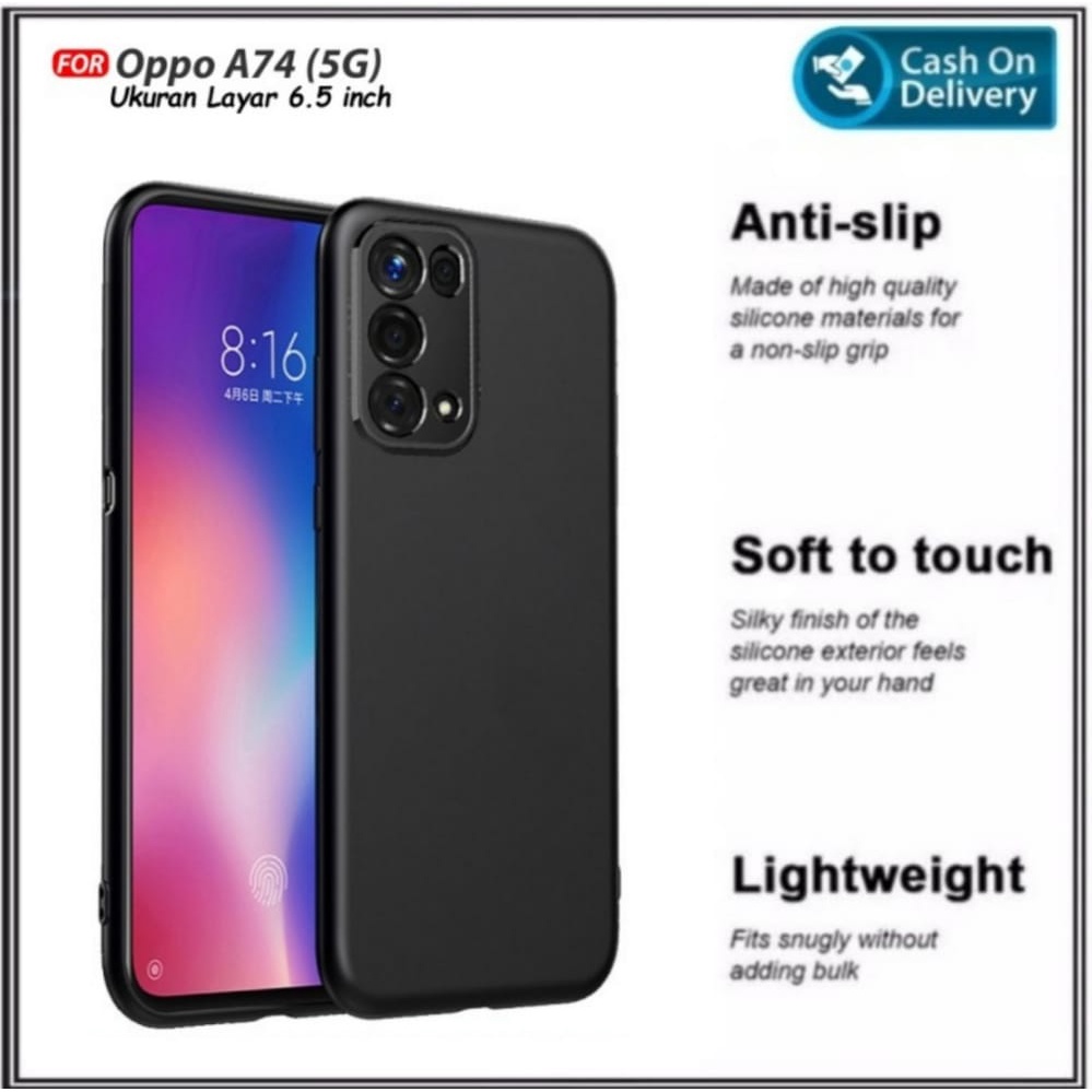 Case Oppo A74 5G A15 A15s Soft Case Premium Casing And Cover