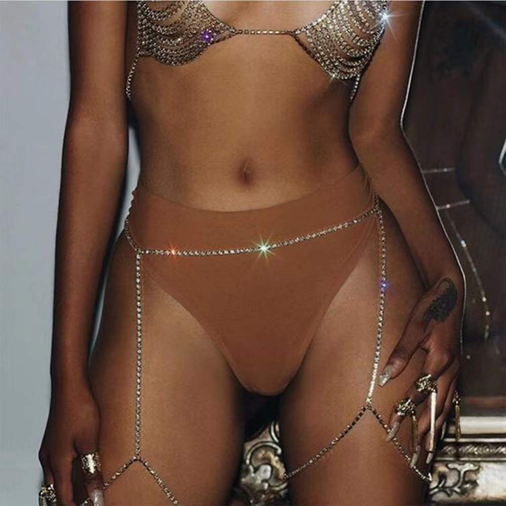 Sexy Body Thigh Chain Jewelry Lingerie 8319