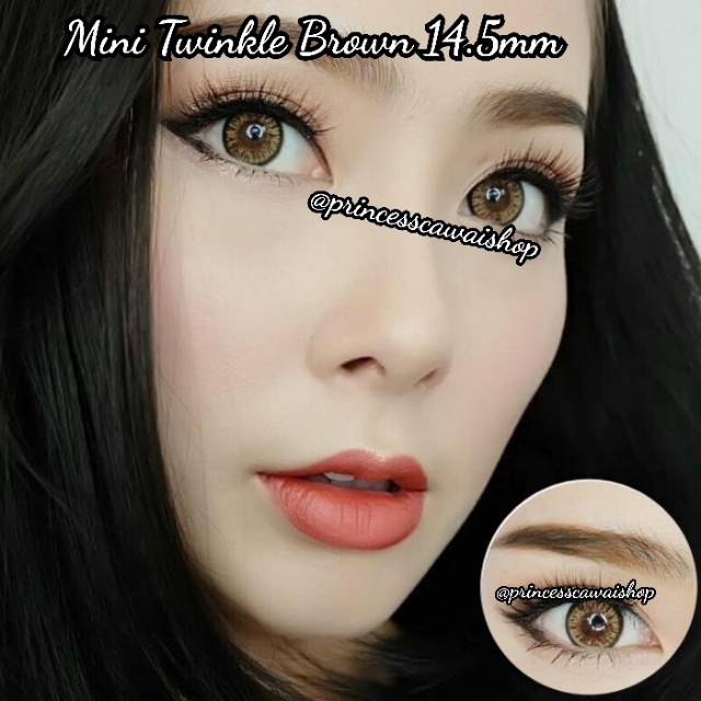 

Softlens mini twinkle brown 14.5mm