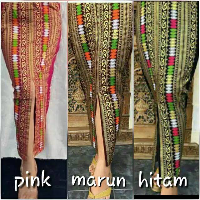 ROK PANJANG KAMEN JADI KATUN PRINT MOTIF JESIKA BAWAHAN KEBAYA BALI