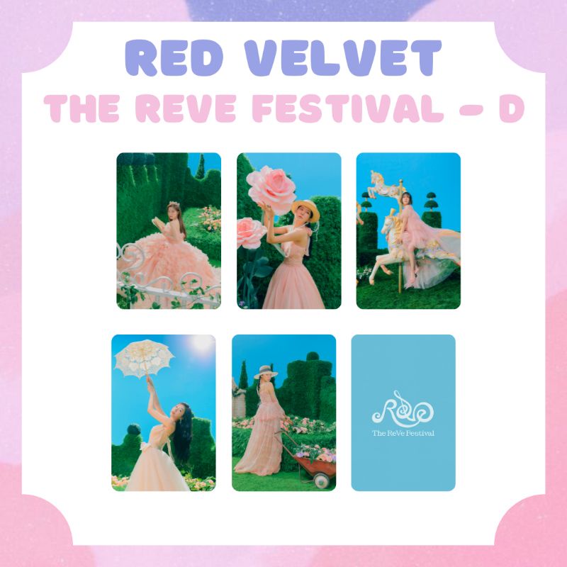 [RED VELVET] PHOTOCARD RED VELVET THE REVE FESTIVAL FEEL MY RHYTHM ‼️ BACA DESKRIPSI ‼️