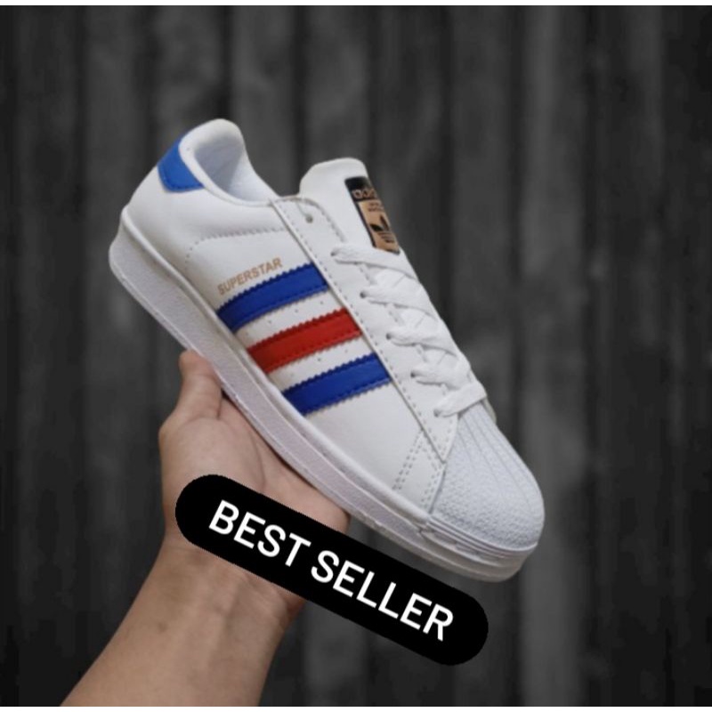 36-46 FLASH SALE ADIDAS SUPERSTAR PUTIH HITAM SUPERSTAR FULL PUTIH