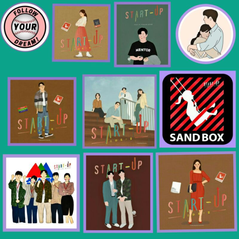 

[30PCS] STICKER START UP DRAMA KOREA UNTUK HELM/LAPTOP/OUTDOOR