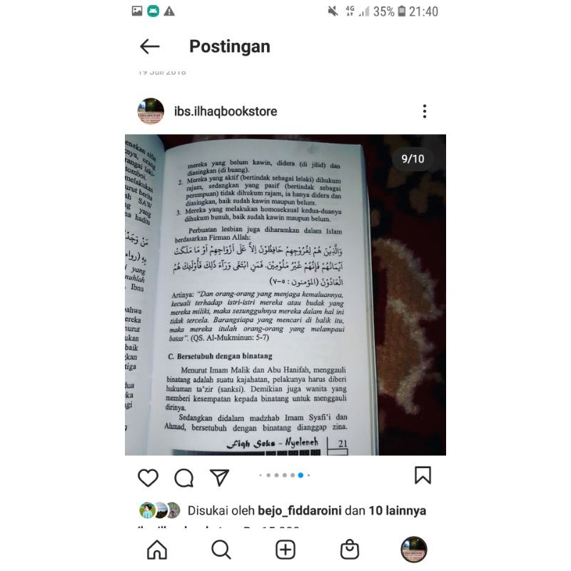 Fiqih sex nyleneh lengkap dalil