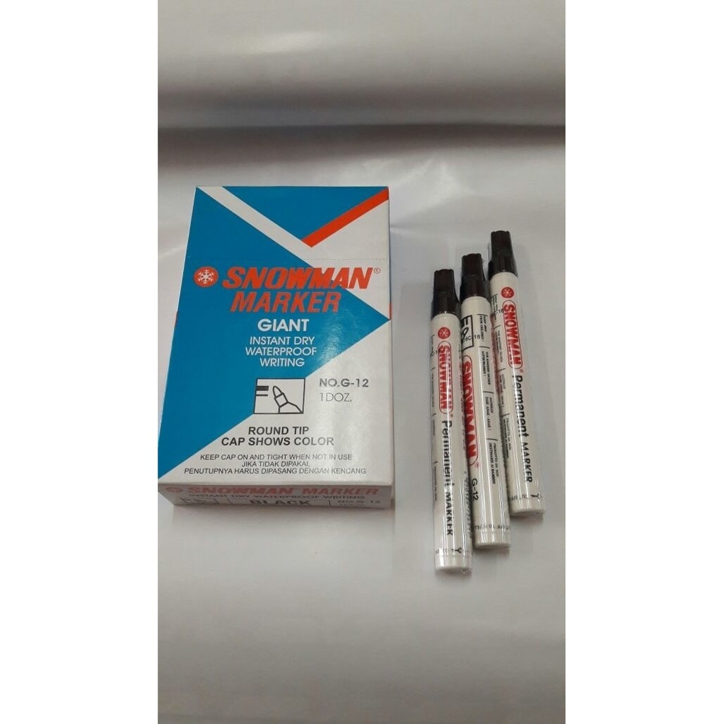 

SPIDOL SNOWMAN GIANT PERMANENT MARKER G 12