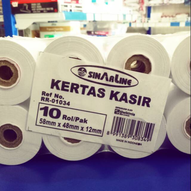 

Kertas Struk Kasir 58x48 mm paperline