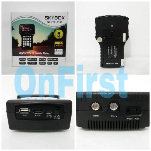 Satfinder Satelite & Terestrial DVBS2 + DVBT2 SKYBOX SF 800 PRO HD