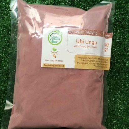 Lingkar Organik, Tepung Ubi Ungu (sweet purple potato) Organik 500 gr